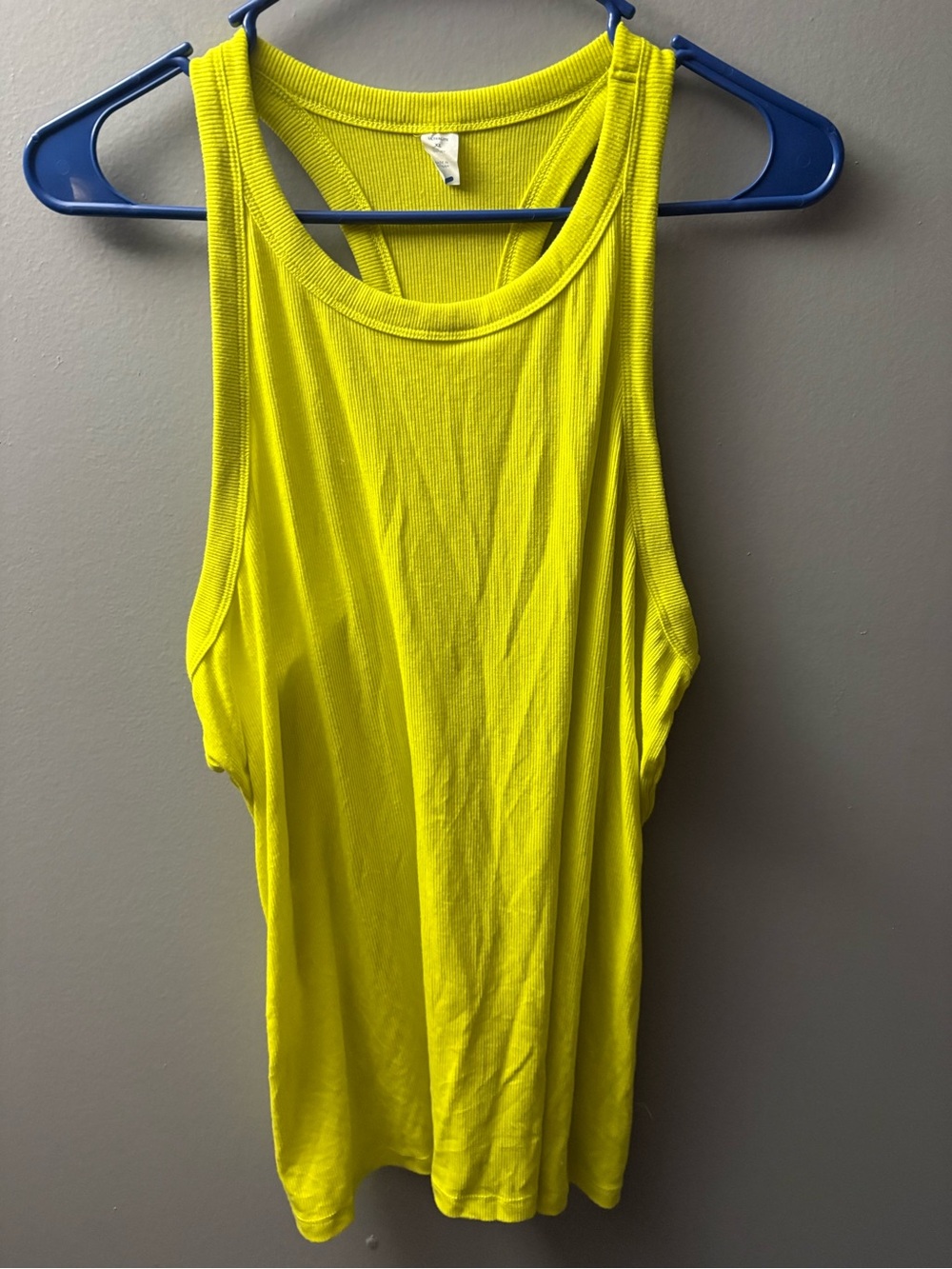 Old Navy Neon Yellow Racerback Tank